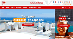 Desktop Screenshot of casalasdunas.fr