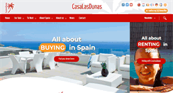 Desktop Screenshot of casalasdunas.co.uk